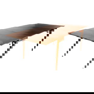 Mid Century Lane 1st Edition Walnut Dining Table with Drop Leaves: Mid Century Lane 1st Edition Walnut Dining Table with Drop Leaves Discover this exceptional Mid Century dining table from the renowned Lane Furniture Company, part of the coveted 1st Edition series. T