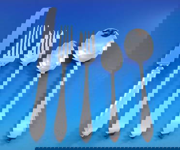 Tiffany & Co. Faneuil Sterling Silver Flatware Set for 8 - 44 Pieces: Tiffany & Co. Faneuil Sterling Silver Flatware Set for 8 - 44 Pieces Presenting the exquisite Faneuil flatware set by Tiffany & Co., crafted from high-quality sterling silver. This distinguished set,