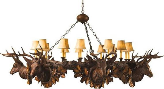 Aspen Stag Bowl Chandelier 35H 75W 75D Lodge Style Lighting: Aspen Stag Bowl Chandelier 35H 75W 75D Lodge Style Lighting Enhance your home decor with the stunning Aspen Stag Chandelier, an exquisite bowl chandelier that embodies lodge style. This unique lightin