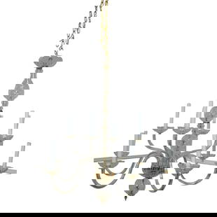 Elegant 12 Arm Gold Crystal Chandelier 32w x 36h Ready to Install: Elegant 12 Arm Gold Crystal Chandelier 32w x 36h Ready to Install Illuminate your space with this exquisite 12 Arm Traditional Chandelier, featuring a simple yet elegant design. Crafted with high-qual