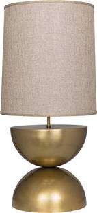 Ivory Table Lamp with Linen Shade and Antique Brass Finish: Ivory Table Lamp with Linen Shade and Antique Brass Finish Illuminate your space with this stunning Timeless Brass Lamp, showcasing a chic vintage design. Standing at 34.50 inches tall, this ivory tab