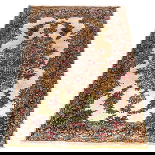 Antique Kirman Oriental Wool Rug 84 x 47 Circa 1930: Antique Kirman Oriental Wool Rug 84 x 47 Circa 1930 Discover the elegance of this Antique Kirman Oriental Wool Rug, crafted circa 1930. This exquisite piece measures 84 in x 47 in (213.36 cm x 119.38