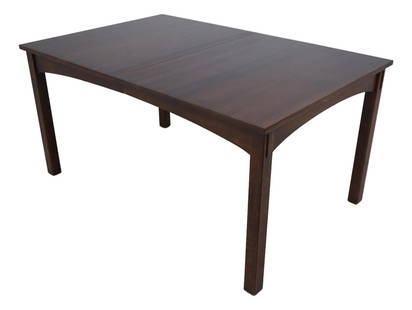 Stickley Mission Oak Dining Table Arts & Crafts 61w x 40d x 30.5h with Leaf: Stickley Mission Oak Dining Table Arts & Crafts 61w x 40d x 30.5h with Leaf This Stickley Mission Oak Dining Table showcases exquisite craftsmanship and timeless design, embodying the Arts & Crafts mo