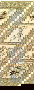 Audubon Bird Needlepoint Wool Rug 3x8 Arts and Crafts Beige Olive: Audubon Bird Needlepoint Wool Rug 3x8 Arts and Crafts Beige Olive Enhance your living space with this Nature Inspired Audubon Bird Needlepoint Rug, designed in the Arts and Crafts style. Crafted