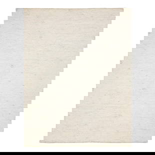 Handmade Moroccan Beige Wool Rug 7'10 x 10'1 Geometric Design: Handmade Moroccan Beige Wool Rug 7'10 x 10'1 Geometric Design This modern handmade Moroccan rug showcases a sophisticated geometric motif crafted from high-quality wool. The elegant design is presente