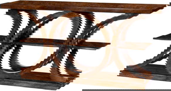 Butler Stowe Mango Wood Console Table Modern Design 59": Butler Stowe Mango Wood Console Table Modern Design 59" Elevate your home decor with the Stowe Mango Wood Console, designed for stylish interiors. This modern console table features a striking rectang