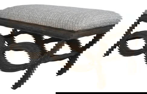 Rustic Gray Carved Window Bench Traditional Style Wood Construction: Rustic Gray Carved Window Bench Traditional Style Wood Construction Enhance your space with this Rustic Gray Carved Frame Window Bench, showcasing fine carved details and high-quality construction. Th