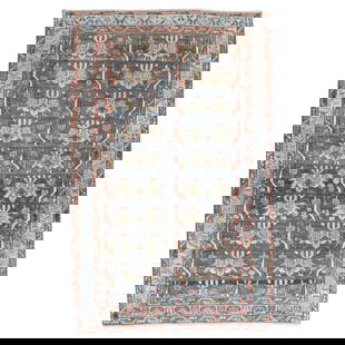 Antique Persian Bakhtiari Hand-Woven Wool Accent Rug 52 x 81 in: Antique Persian Bakhtiari Hand-Woven Wool Accent Rug 52 x 81 in This exquisite Antique Persian Bakhtiari Accent Rug is a stunning addition to any space, showcasing the rich heritage of Persian craftsm