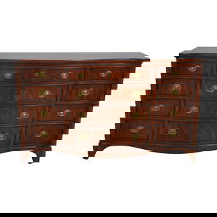 American Drew 12 Drawer Mahogany Dresser Traditional Style: American Drew 12 Drawer Mahogany Dresser Traditional Style This exquisite American Drew 12 Drawer Mahogany Bedroom Dresser showcases beautiful inlay work and a traditional style, adding timeless elega