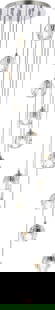 Eren Chrome Pendant Lamp Hollywood Regency Crystal Finish: Eren Chrome Pendant Lamp Hollywood Regency Crystal Finish Illuminate your space with the Eren Chrome Pendant, a stunning blend of classic elegance and modern design. This Hollywood Regency style penda