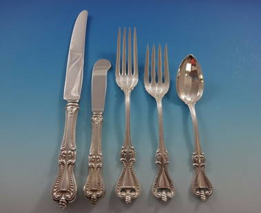 Towle Old Colonial Sterling Silver Flatware Set 51 Pieces for 8 with Storage Chest: Towle Old Colonial Sterling Silver Flatware Set 51 Pieces for 8 with Storage Chest Introducing the Old Colonial Sterling Silver Flatware Set by Towle, a stunning collection that exemplifies sophistica