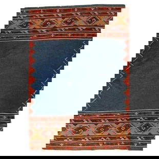 Antique Navajo Kilim Woven Rug C1930 75 x 110 Wool Southwest Geometry: Antique Navajo Kilim Woven Rug C1930 75 x 110 Wool Southwest Geometry Discover this exquisite antique Navajo kilim woven rug from the Southwest, dating back to circa 1930. This stunning piece features