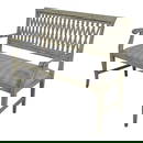 Elegant Italian Style Painted Settee Bench 47 x 22 x 38.5