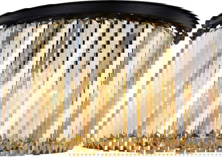 Elegant Lighting Sydney Flush Mount Ceiling Light 13.5H 26W 26D UL-Listed Royal-Cut Crystal: Elegant Lighting Sydney Flush Mount Ceiling Light 13.5H 26W 26D UL-Listed Royal-Cut Crystal Illuminate your space with the Sydney Flush Mount Light, a stunning example of ultra luxury lighting. This e