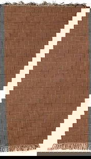 Traditional Red Jute Rug 7x10 Handmade: Traditional Red Jute Rug 7x10 Handmade Enhance your living space with this Traditional Red Jute Rug, meticulously handmade in India. This rustic rug features a charming checkered pattern in shades of