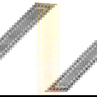 Elegant Hand-Woven Persian Malayer Tribal Runner 3'9" x 15'3": Elegant Hand-Woven Persian Malayer Tribal Runner 3'9" x 15'3" This stunning decorative wide traditional Persian Malayer long runner features a tribal design and is hand-woven from high-quality wool. O