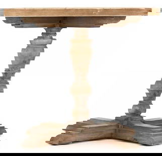Zentique Timeo Square Side Table 29H x 31.5W x 31.5D Beige Metal Wood: Zentique Timeo Square Side Table 29H x 31.5W x 31.5D Beige Metal Wood Introducing the Timeo Square Table, a stunning addition to any living space that embodies timeless charm. This English Traditional