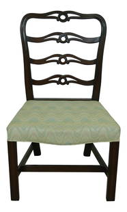 Colonial Williamsburg CW-17 Mahogany Chair: Colonial Williamsburg CW-17 Mahogany Chair This exquisite Kittinger CW-17 Colonial Williamsburg chair is a remarkable reproduction of an 18th-century Philadelphia antique, showcasing the elegant Rococ