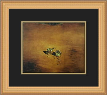 Salvador Dali Framed Print Two Pieces of Bread Love 1983: Salvador Dali Framed Print Two Pieces of Bread Love 1983 This custom framed print titled "Two Pieces of Bread Expressing the Sentiment of Love" by Salvador Dali showcases a medium-sized artwork that m