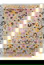 Oversized Modern Oushak Blue Floral Wool Rug 11'7 x 16'1
