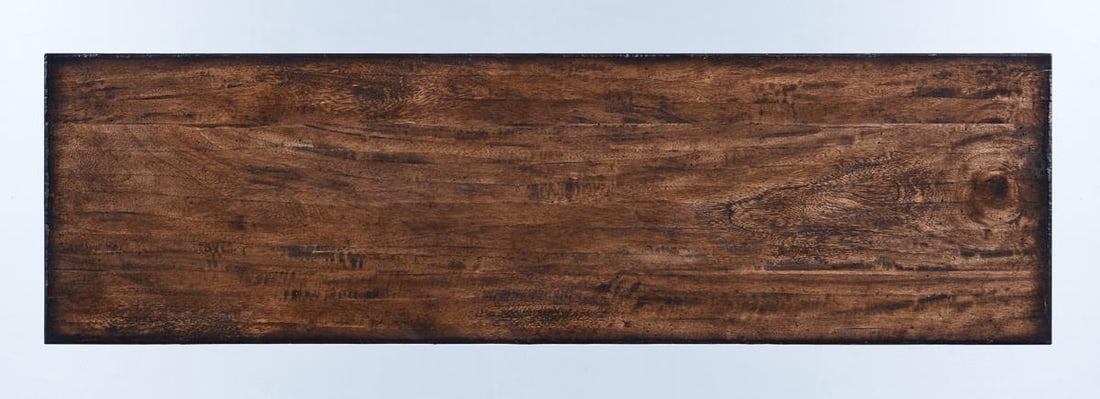 Elegant 35H x 50W x 14D Solid Wood Console Table in Rustic Pecan: Elegant 35H x 50W x 14D Solid Wood Console Table in Rustic Pecan Introducing the Timeless Old World European Console Table, a stunning addition to your home decor. This console table features a beauti