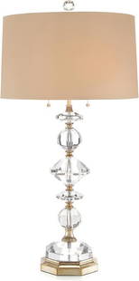 John-Richard Contemporary Ivory Table Lamp with Pull Chain Switch: John-Richard Contemporary Ivory Table Lamp with Pull Chain Switch Illuminate your space with this elegant Ivory Table Lamp, expertly crafted with a contemporary style. Standing at 37.50 inches tall, t