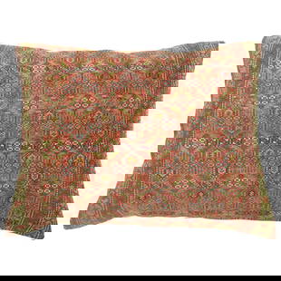 19th Century Tribal Persian Serab Rug Pillow 24 x 31: 19th Century Tribal Persian Serab Rug Pillow 24 x 31 This exquisite Tribal Antique Persian Floor Rug Pillow is a stunning addition to any decor. Crafted from a genuine 19th-century Persian Serab rug,