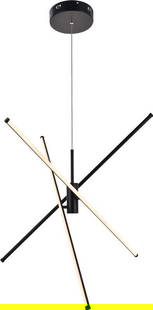 Sonya Black LED Pendant Light 12.5H x 43.5W x 43.5D Aluminum UL-Listed: Sonya Black LED Pendant Light 12.5H x 43.5W x 43.5D Aluminum UL-Listed Illuminate your space with the elegant Sonya Black LED Pendant Light Fixture, a stunning addition to any transitional decor. This