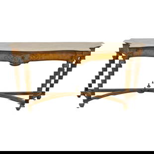 Maitland Smith Regency Console Table with Marble Top 78x20.5x36.5: Maitland Smith Regency Console Table with Marble Top 78x20.5x36.5 This impressive Maitland Smith console table features a luxurious marble or granite top, complemented by quality construction and eleg