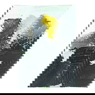 Vintage Boho Original Abstract Oil Painting on Canvas: Vintage Boho Original Abstract Oil Painting on Canvas Enhance your art collection with this captivating vintage abstract oil painting on canvas. This original piece showcases bold and expressive brush