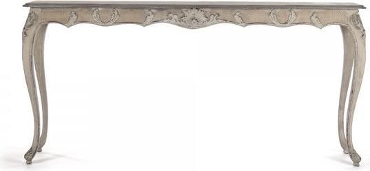 Zentique Gerome Console Table Beige 33.25H 71W 18.75D English Traditional: Zentique Gerome Console Table Beige 33.25H 71W 18.75D English Traditional The Beige Gerome Console exudes timeless sophistication, featuring an English traditional style that seamlessly blends with va