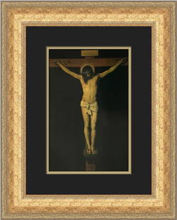 Diego Velazquez The Crucifixion Custom Framed Art Print 19 x 17: Diego Velazquez The Crucifixion Custom Framed Art Print 19 x 17 This stunning custom framed print features Diego Velazquez's renowned artwork 'The Crucifixion.' Measuring 19 in. by 17 in., this medium