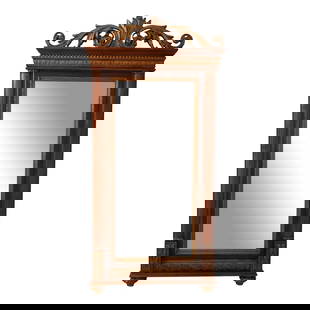 Maitland Smith Attributed Ornate Gold Floor Mirror 44.5x6x90: Maitland Smith Attributed Ornate Gold Floor Mirror 44.5x6x90 This stunning large floor standing pier mirror, attributed to Maitland Smith, showcases exquisite craftsmanship and design. Approximately 2