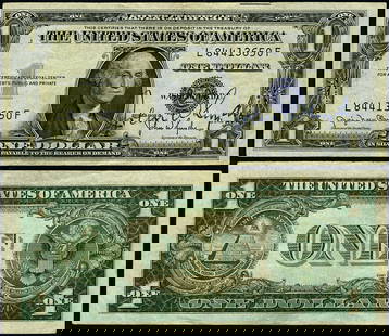 1935-D $1 Silver Certificate L-F Block Courtesy Autograph AU: 1935-D $1 Silver Certificate L-F Block Courtesy Autograph AU This 1935-D $1 Silver Certificate features a certification grade of AU (About Uncirculated) and is categorized as a circulated note. The no