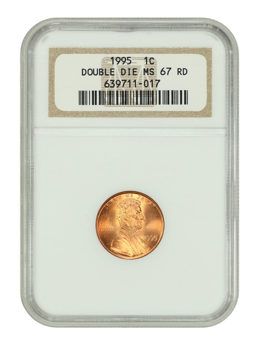 1995 Lincoln Cent NGC MS67RD Doubled Die Obverse DDO: 1995 Lincoln Cent NGC MS67RD Doubled Die Obverse DDO This 1995 Lincoln Cent has been certified by NGC with a grade of MS67RD, indicating it is in uncirculated condition. It features a notable doubled 