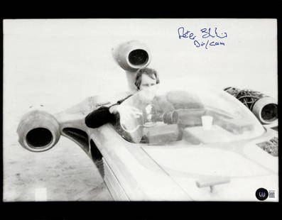 Peter Shillingford Signed 11x14 Star Wars Photo Beckett Certified: Peter Shillingford Signed 11x14 Star Wars Photo Beckett Certified This is a signed 11x14 photograph of Peter Shillingford, a film producer and cameraman who worked on the Making of Star Wars. The phot