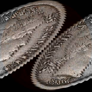 1906-O Barber Dime Silver Coin from New Orleans: 1906-O Barber Dime Silver Coin from New Orleans This 1906-O Barber Dime is a classic piece of American numismatics, minted in New Orleans. It features a silver composition and is categorized as circul