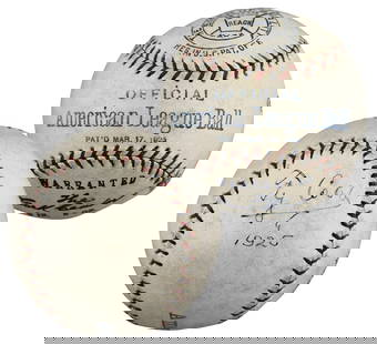 Ty Cobb Signed 1925 Detroit Tigers Baseball with JSA COA: Ty Cobb Signed 1925 Detroit Tigers Baseball with JSA COA This original 1925 B. Bancroft Johnson Reach baseball is a remarkable collector's item, personally signed by the legendary Ty Cobb of the Detro