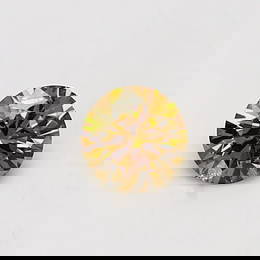 Loose Diamond - ROUND 0.33ct Fancy Deep Brownish Yellow