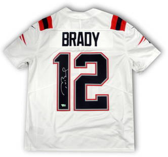 Tom Brady Autographed Authentic Nike Jersey New England Patriots Fanatics: Tom Brady Autographed Authentic Nike Jersey New England Patriots Fanatics This authentic Nike limited jersey is signed by legendary player Tom Brady, showcasing his iconic representation with the New