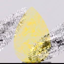 Loose Diamond - PEAR 2.07ct Fancy Vivid Yellow VS2