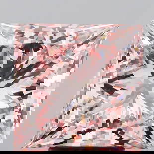 Loose Diamond - PRINCESS 6.92ct Fancy Intense Pink VS1: Loose Diamond - PRINCESS 6.92ct Fancy Intense Pink VS1 Source: This is a real non-mined Diamond that has been grown in a lab Shape: PRINCESS Carats: 6.92 Color: Fancy Intense Pink Certification: IGI V