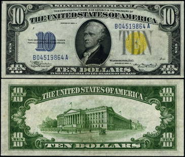 $10 1934-A North Africa Note B-A Block Uncertified: $10 1934-A North Africa Note B-A Block Uncertified This $10 North Africa Note from 1934-A is a notable piece of currency history. It is in AU+ condition, indicating it has been circulated but remains