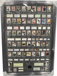 1960s TV Signed Cuts Collection with 50 Autographs by Stars: 1960s TV Signed Cuts Collection with 50 Autographs by Stars This unique collection features signed cuts from iconic 1960s television shows, showcasing autographs from legendary stars such as Adam West