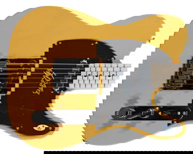 Keith Richards Signed Butterscotch Fender Squier Telecaster Guitar BAS COA: Keith Richards Signed Butterscotch Fender Squier Telecaster Guitar BAS COA This autographed Butterscotch Fender Squier Telecaster Guitar has been personally signed by Keith Richards of The Rolling Sto