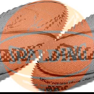 1999-2000 Lakers Autographed Basketball Kobe Bryant JSA Authenticated: 1999-2000 Lakers Autographed Basketball Kobe Bryant JSA Authenticated Celebrate the iconic 1999-2000 Lakers Championship with this autographed basketball featuring the signatures of legendary players
