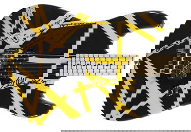 Eddie Van Halen Signed 2004 Charvel Bumblebee Stage-Used Guitar