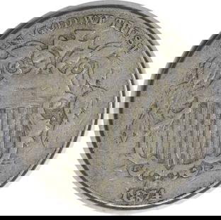 1874 Shield Nickel DDO FS-101 by Longacre Choice F Uncertified Coin: 1874 Shield Nickel DDO FS-101 by Longacre Choice F Uncertified Coin This 1874 Shield Nickel features a distinctive design by James Barton Longacre and is a remarkable piece for collectors. It is categ
