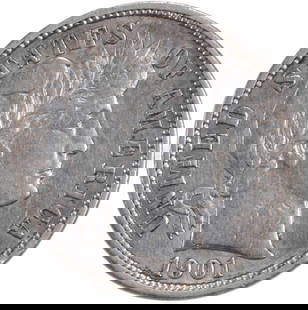 1901-O Barber Silver Dime AU Uncertified 90% Silver Coin: 1901-O Barber Silver Dime AU Uncertified 90% Silver Coin This 1901-O Barber Silver Dime is a remarkable piece of numismatic history. Minted in New Orleans, it features the iconic design by Charles E.