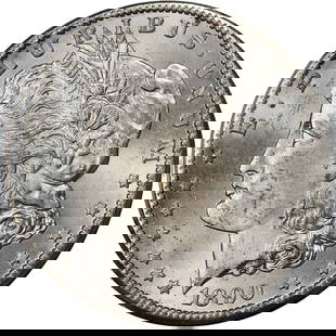 1890-CC Morgan Silver Dollar PCGS MS64 Uncirculated Key Date Blast White: 1890-CC Morgan Silver Dollar PCGS MS64 Uncirculated Key Date Blast White This stunning 1890-CC Morgan Silver Dollar is certified by PCGS and graded MS64, showcasing superb eye appeal with a blast whit